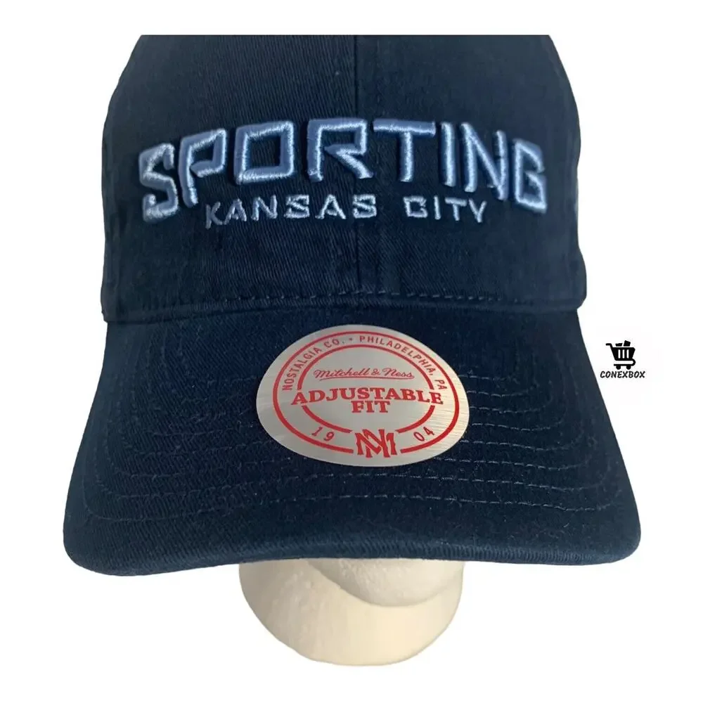 Mitchell & Ness Sporting Kansas City MLS Soccer Strapback Adjustable Cap Hat New